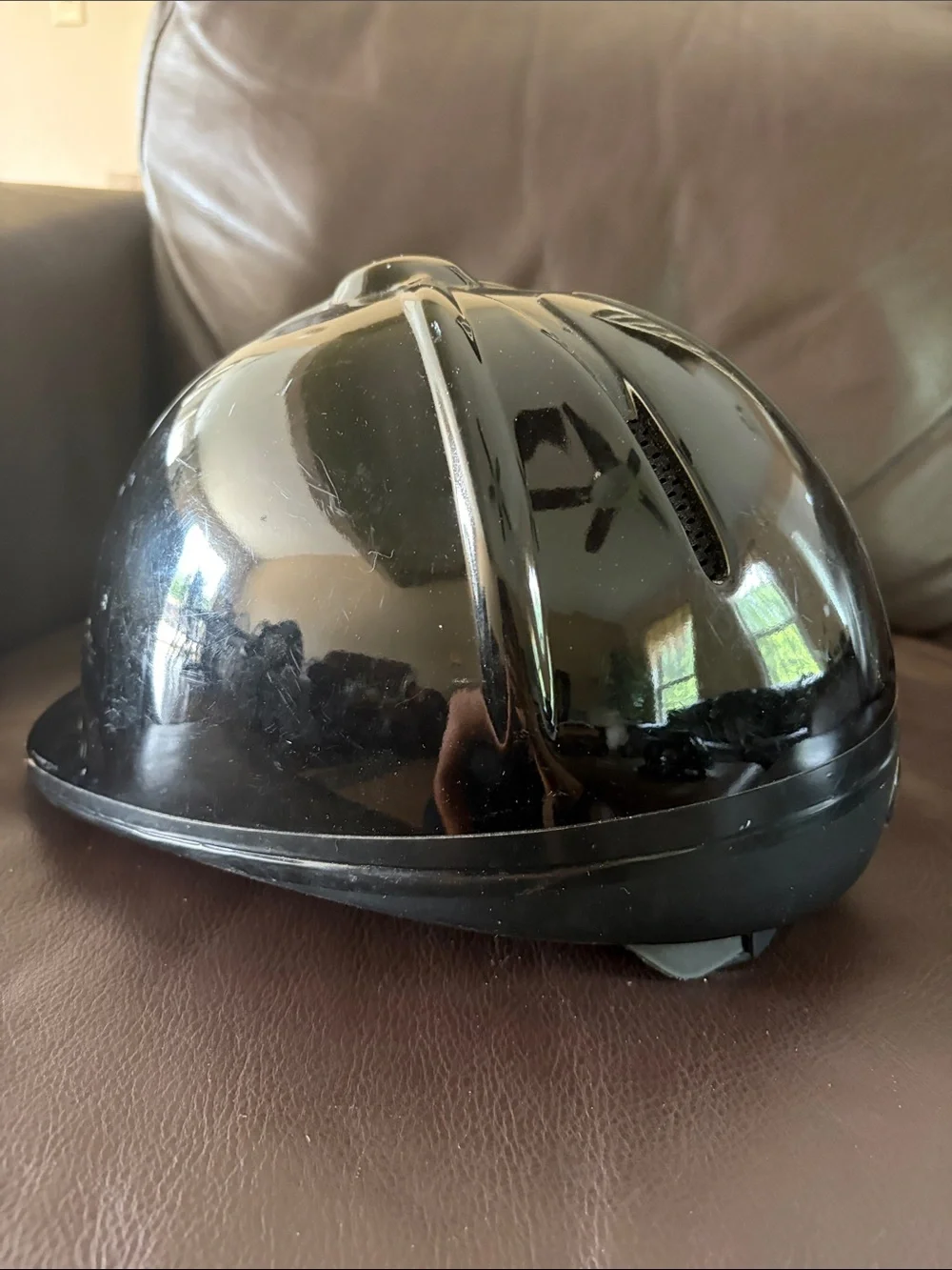 Aegis Youth Black adjustable Riding Helmet